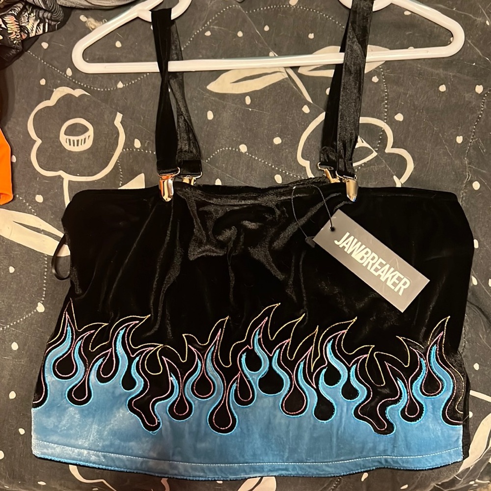 NWT Jawbreaker suspender tank top